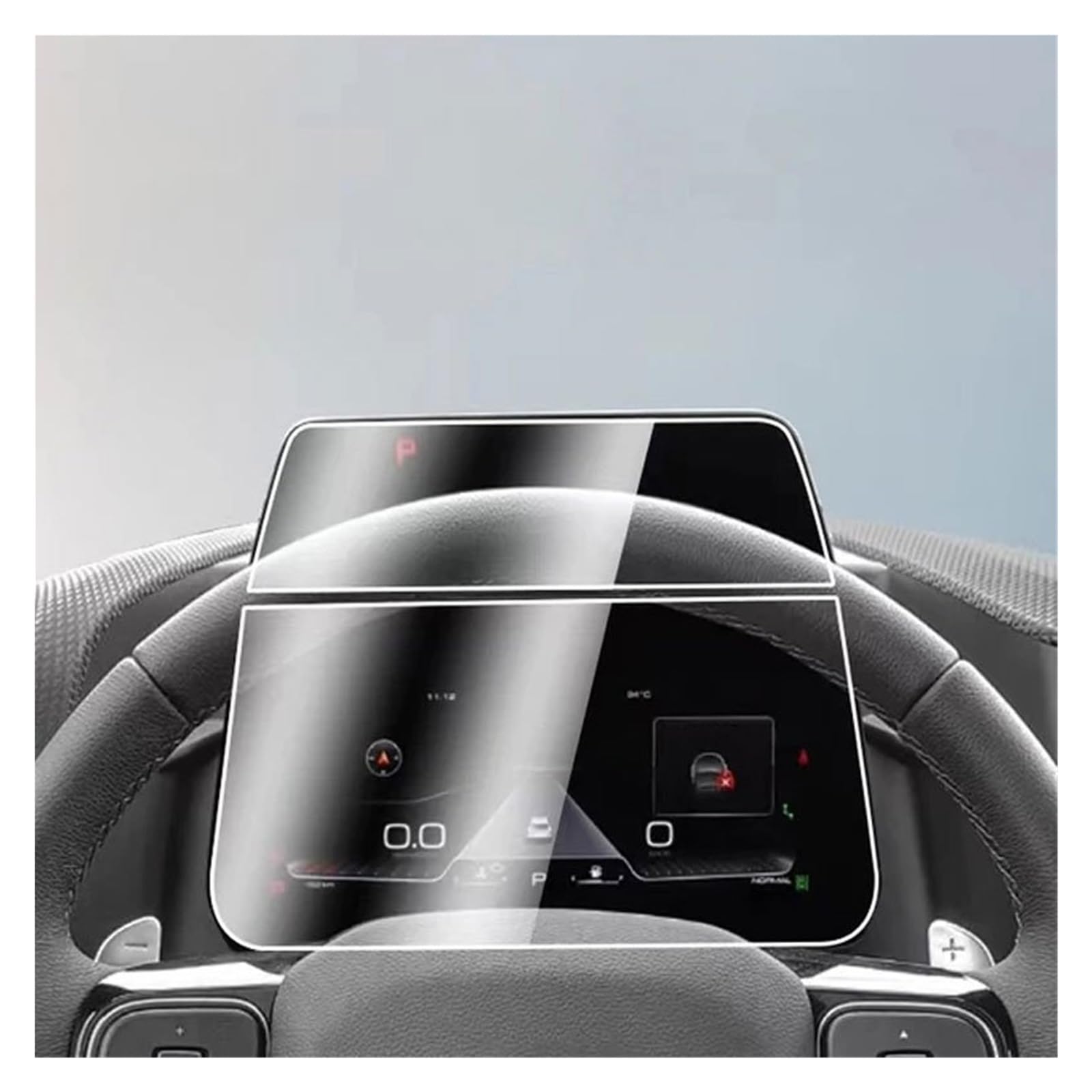 Navigator Bildschirm Displayschutz Für Haval Für Dargo X 2023 Auto GPS Navigation Dashboard Center Touch Display Gehärtetem Glas Screen Protector Film(Dashboard) von QIFANB