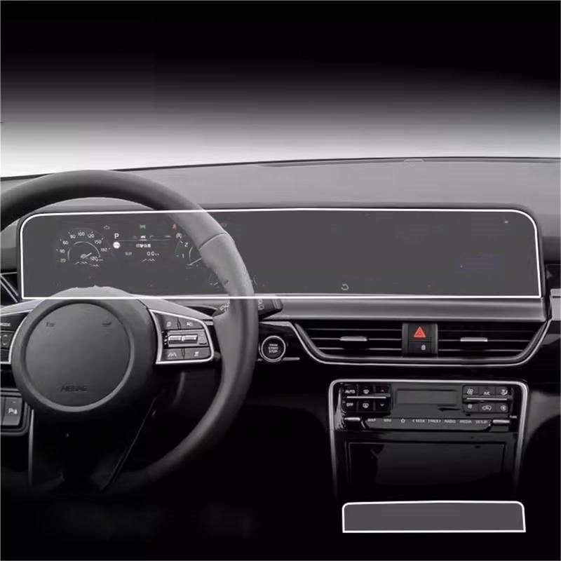 Navigator Bildschirm Displayschutz Für Kia Für Seltos 2023 2024 10,25 Zoll Auto GPS-Navigation Zentrale Steuerung Anti-Kratz-TPU-Schutzfolie von QIFANB