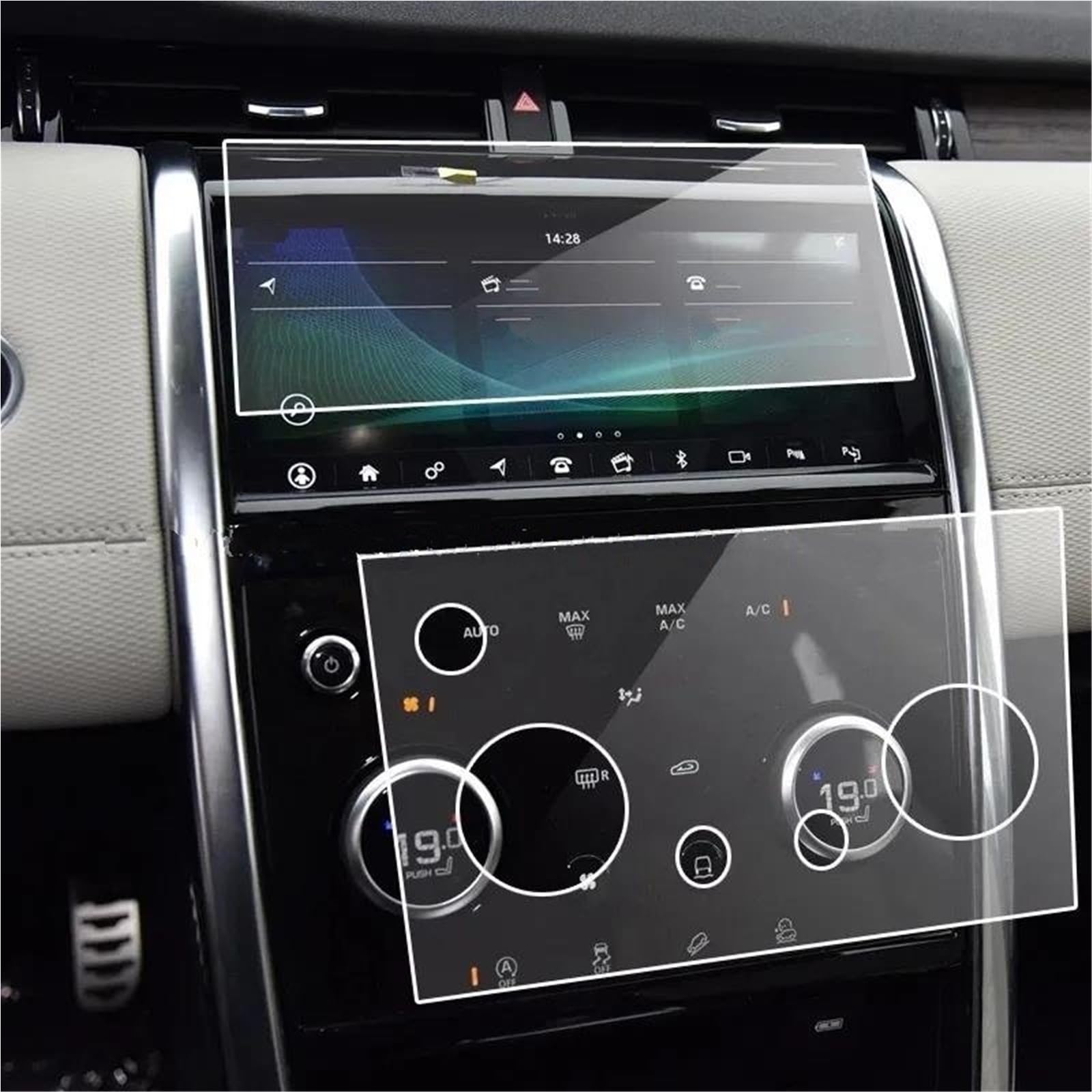 Navigator Bildschirm Displayschutz Für Land Für Rover Für Discovery Sport L550 2020 Displayschutz Aus Gehärtetem Glas, Auto-GPS-Navigation, Klimaanlage, LCD-Bildschirm Navigator Bildschirm Displayschutz Für Land Für Rover Für Discovery Sport L550 2020 Displayschutz Aus Gehärtetem Glas, Auto-GPS-Navigation, Klimaanlage, LCD-Bildschirm von QIFANB