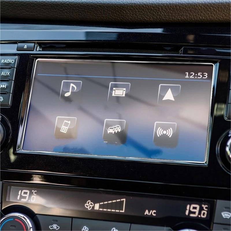 Navigator Bildschirm Displayschutz Für Nissan Für Qashqai J11 Für X-Trail T32 2015 2016 2017 2018 Displayschutzfolie Auto GPS-Navigation Displayschutzfolie Aus Gehärtetem Glas von QIFANB