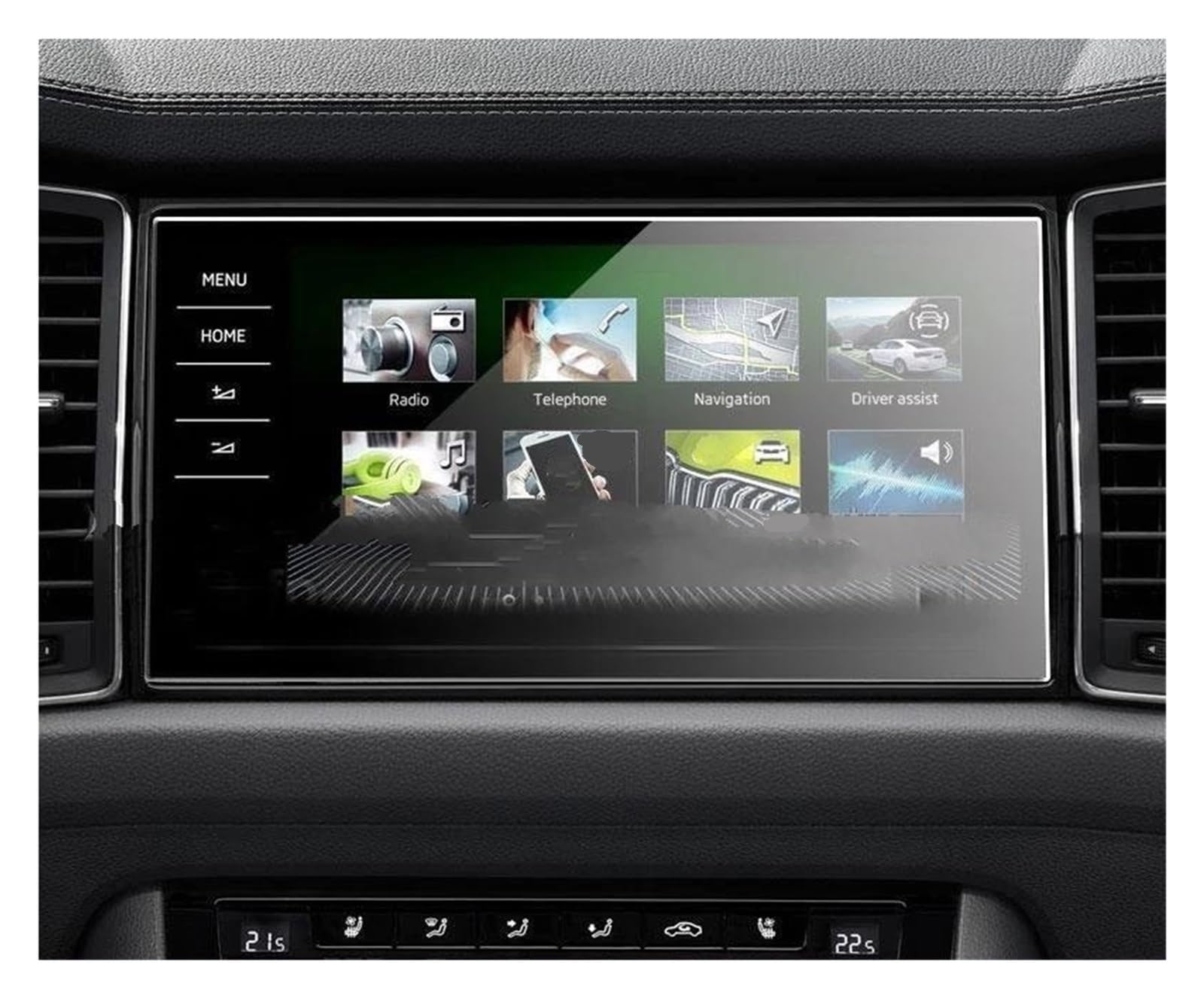 Navigator Bildschirm Displayschutz Für Skoda Für Kodiaq 2021 Displayschutzfolie Aus Gehärtetem Glas 9,2 Zoll Autoradio GPS-Navigation Innenzubehör Navigator Bildschirm Displayschutz Für Skoda Für Kodiaq 2021 Displayschutzfolie Aus Gehärtetem Glas 9,2 Zoll Autoradio GPS-Navigation Innenzubehör von QIFANB