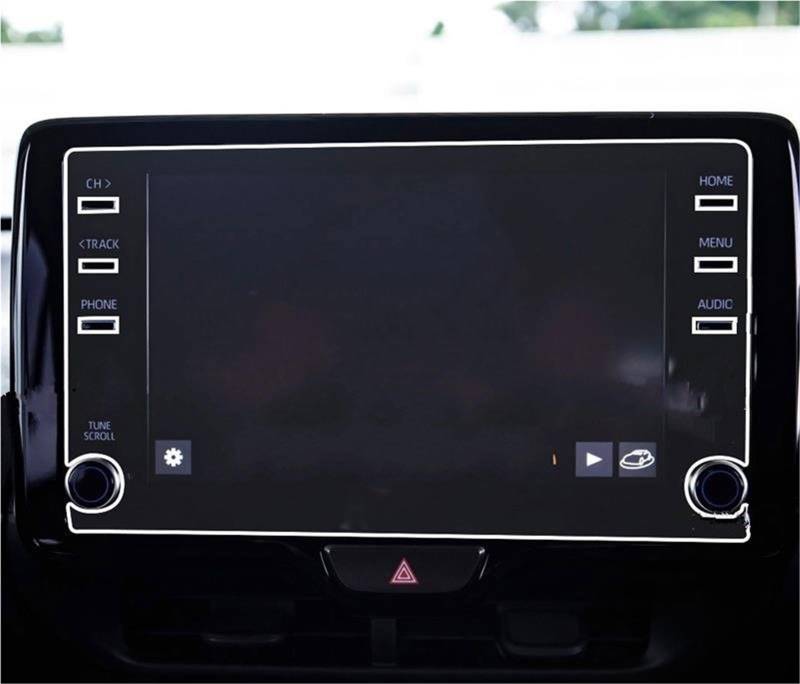 Navigator Bildschirm Displayschutz Für Toyota Für Yaris Für Cross 2020 2021 2022 8 Zoll Auto GPS Navigation Display Aufkleber Gehärtetem Glas Bildschirm Schutz Film von QIFANB