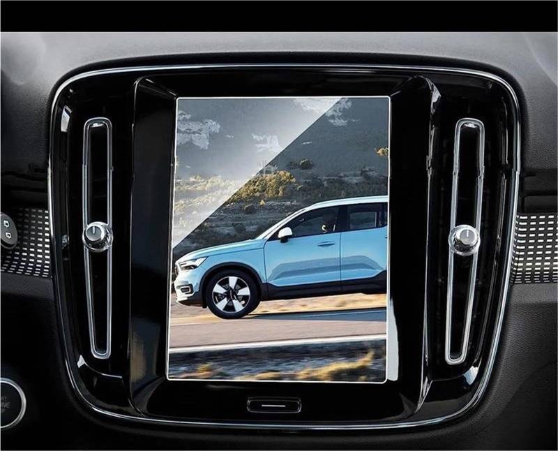 Navigator Bildschirm Displayschutz Für Volvo Für XC40 Für XC 40 2018 2019 8,7 Zoll HD Clear Touch GPS-Navigation Autozubehör Displayschutzfolie Aus Gehärtetem Glas von QIFANB