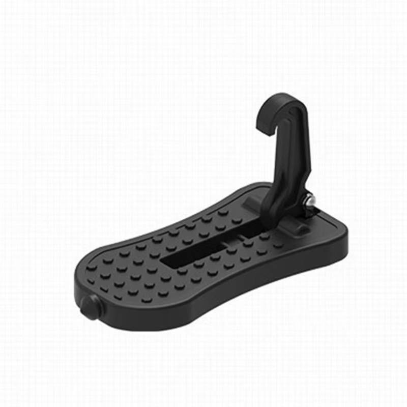 Auto Pedal Abdeckung Universal Faltbare Hilfs Pedal Dach Pedal Faltbare Auto Fahrzeug Klapp Trittleiter Fußrasten Einfach Zugang Pedalkappen(Schwarz) von QILINGS