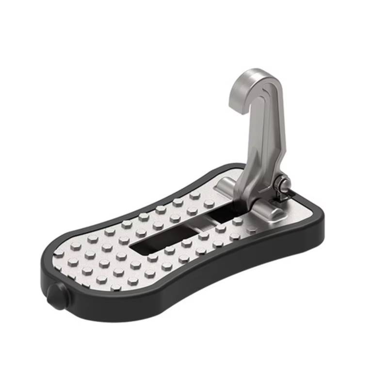Auto Pedal Abdeckung Universal Faltbare Hilfs Pedal Dach Pedal Faltbare Auto Fahrzeug Klapp Trittleiter Fußrasten Einfach Zugang Pedalkappen(Silber) von QILINGS