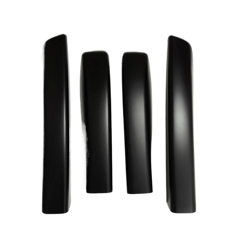 QILINGS Dachträger Für Mitsubishi Für ASX Auto Zubehör Bar Schiene End Kappe Trim Abdeckung Shell 2013-2018 Jahre Dach Rack Gepäck Rack Dachgepäckträger(Black 1Set) von QILINGS