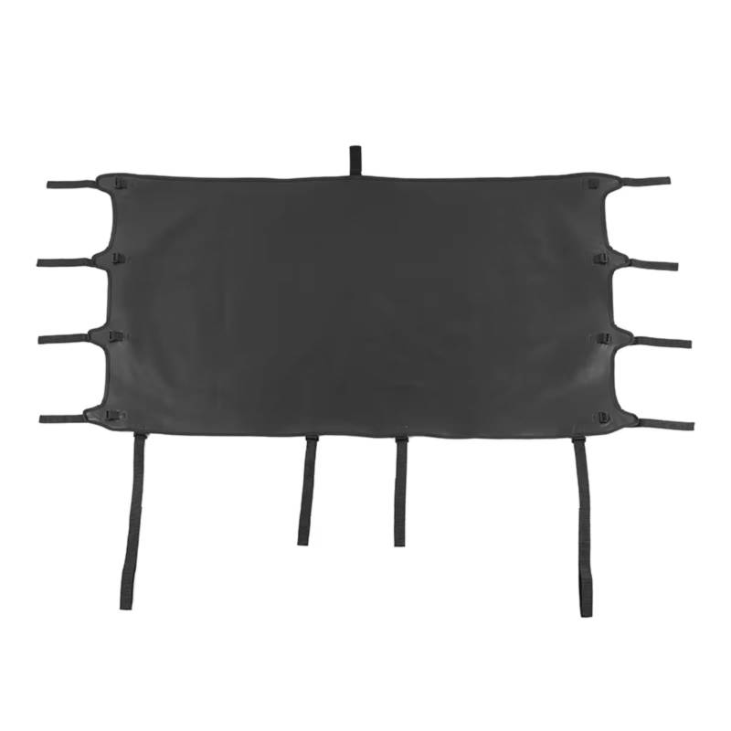 Frontscheibenabdeckung Für Jeep Für Wrangler TJ 1997 1998 1999-2006 Leder-Softtop-Abdeckung Autodach-Sonnenschutzabdeckung Anti-UV-Sonnenschutz Sonnenschutz Seitenscheibe(A) von QILINGS