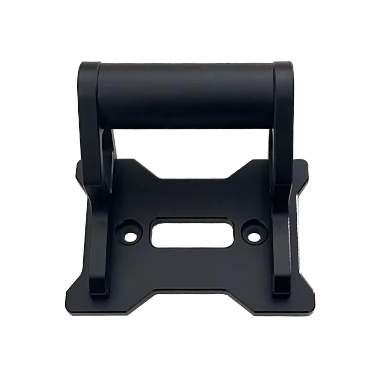 Handyhalterung Fahrrad Für CFMOTO 450MT 450 2024-Motorrad CNC Aluminium Verlängerung Halterung 2025 Navigation Halterung Handyhalterung Motorrad(Black 22mm) von QILINGS