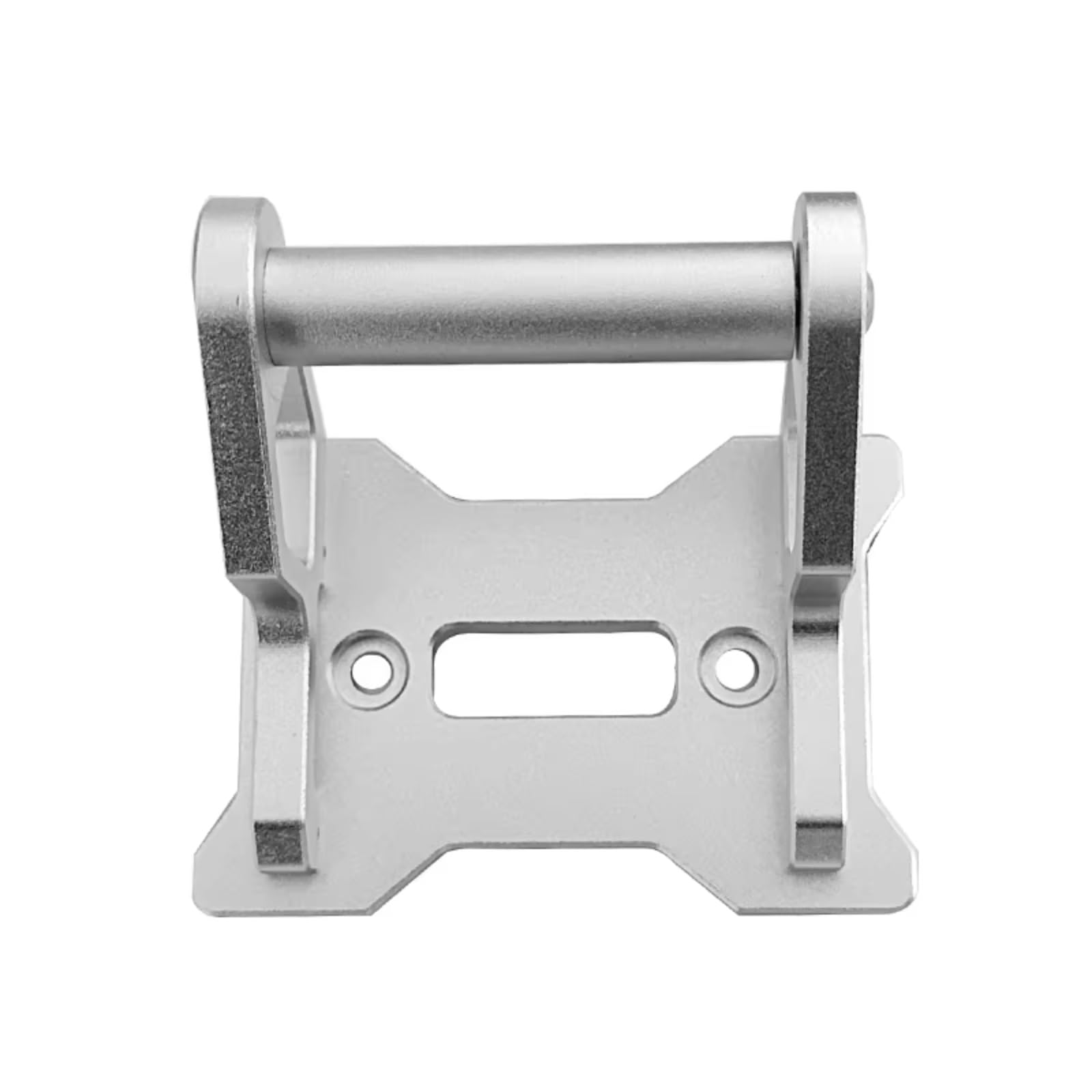 Handyhalterung Fahrrad Für CFMOTO 450MT 450 2024-Motorrad CNC Aluminium Verlängerung Halterung 2025 Navigation Halterung Handyhalterung Motorrad(Silver 12mm) von QILINGS