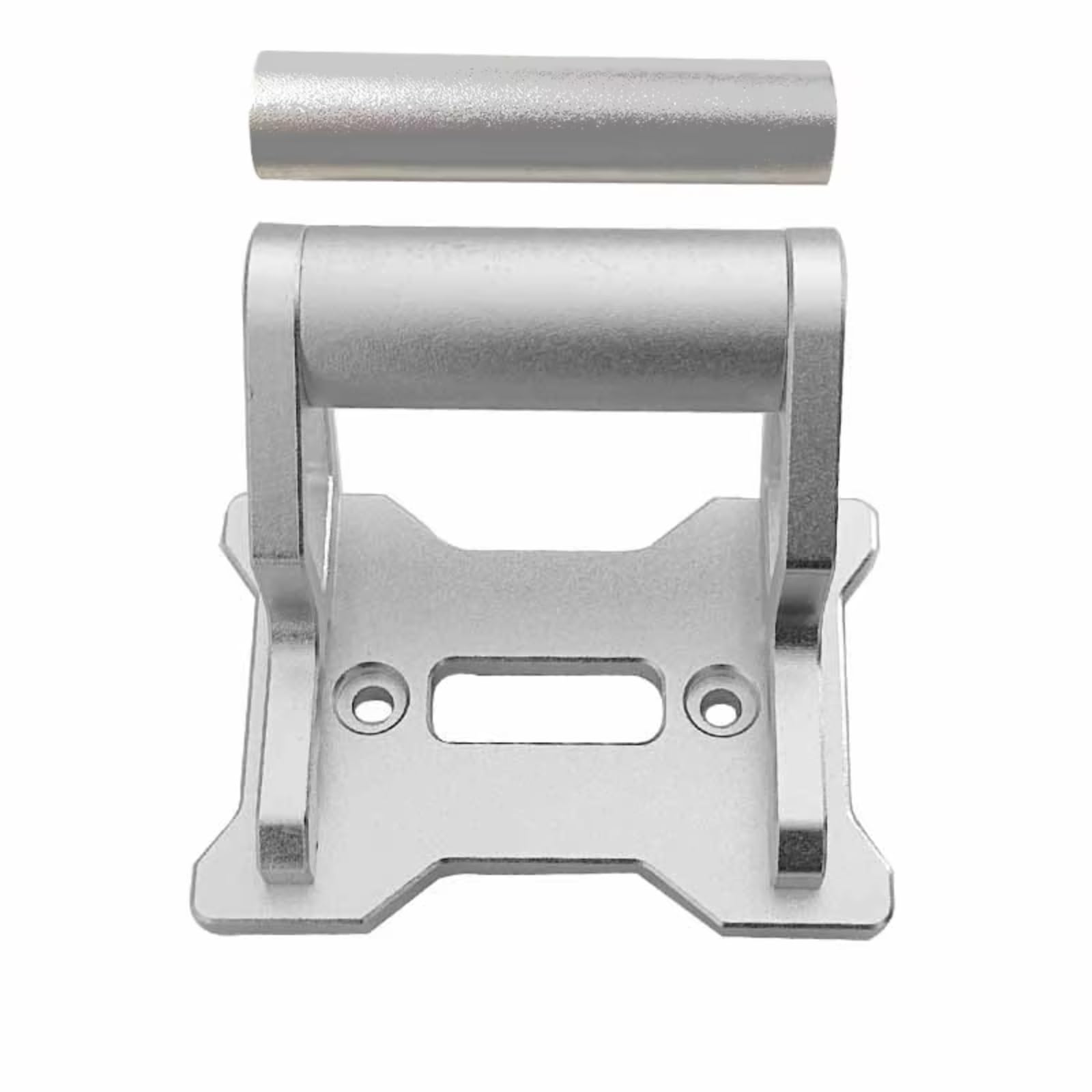 Handyhalterung Fahrrad Für CFMOTO 450MT 450 MT 2024 2025 Motorrad Aluminium GPS Telefon Halter Stehen Navigation Handyhalterung Motorrad(Silver 12-22mm) von QILINGS