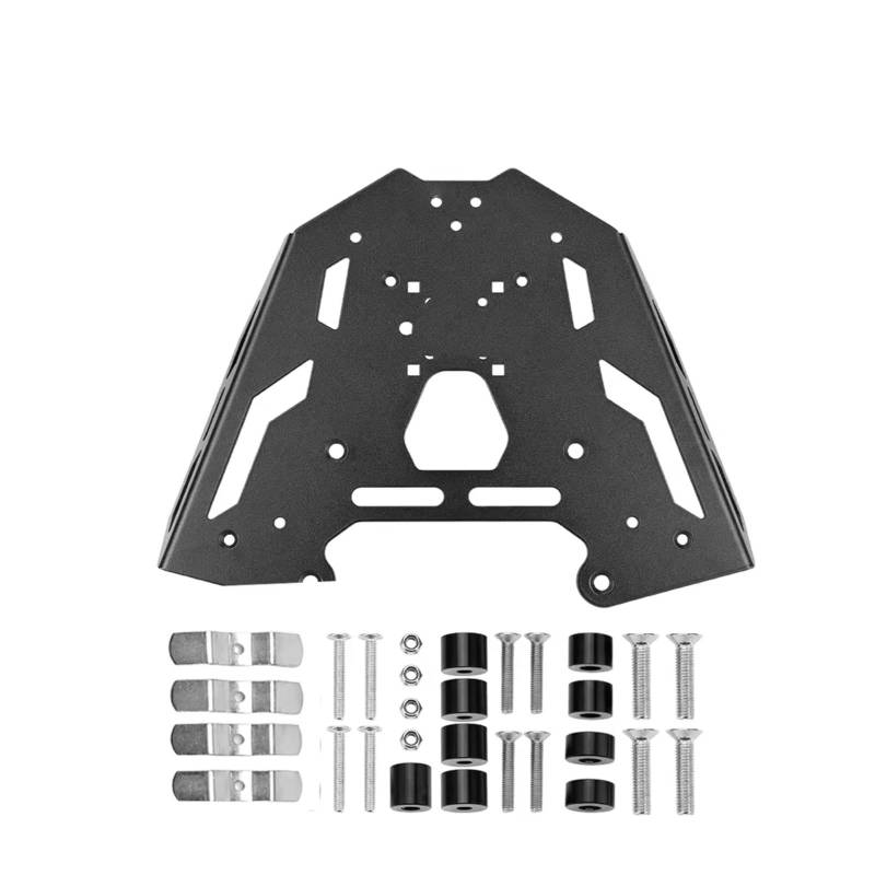 QILINGS Hinterradgepäckträger Für R1250GS Für R1250 GS R1200GS LC GSA Abenteuer Hinten Für Sitz Bereich Abdeckung Hinten Gepäck Rack Träger Schwanz Montieren Gepäckträger Motorrad Hinten(Schwarz) von QILINGS