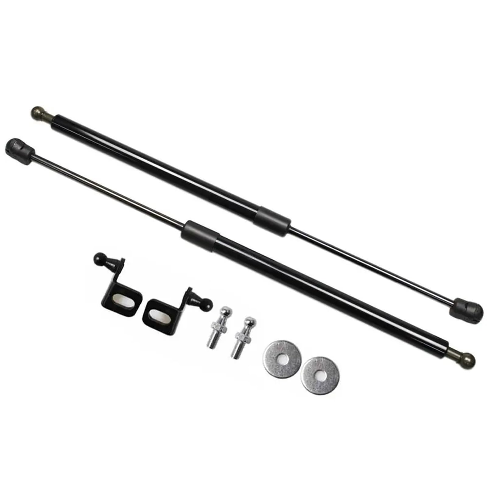 Motorhaubendämpfer Für Skoda Für Kamiq NW4 2019-2024 Ändern Lift Unterstützung Schock Dämpfer Kolben Gas Frühling Prop Stange Haube Motorhaube Streben Motorhauben Gasfeder(Farbe:Normal black) von QILINGS