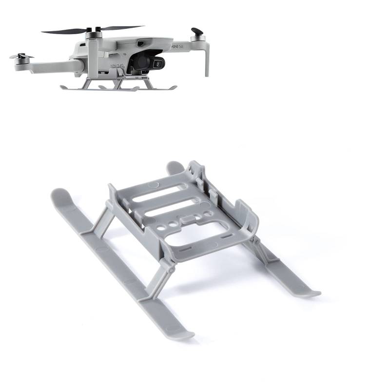 Landing Gear Faltbare kompatibel mit DJI Mavic Mini/2/SE Drone Extensions Landegestell Landefüße Zubehör für Drohnen Grau von QIMEI-SHOP
