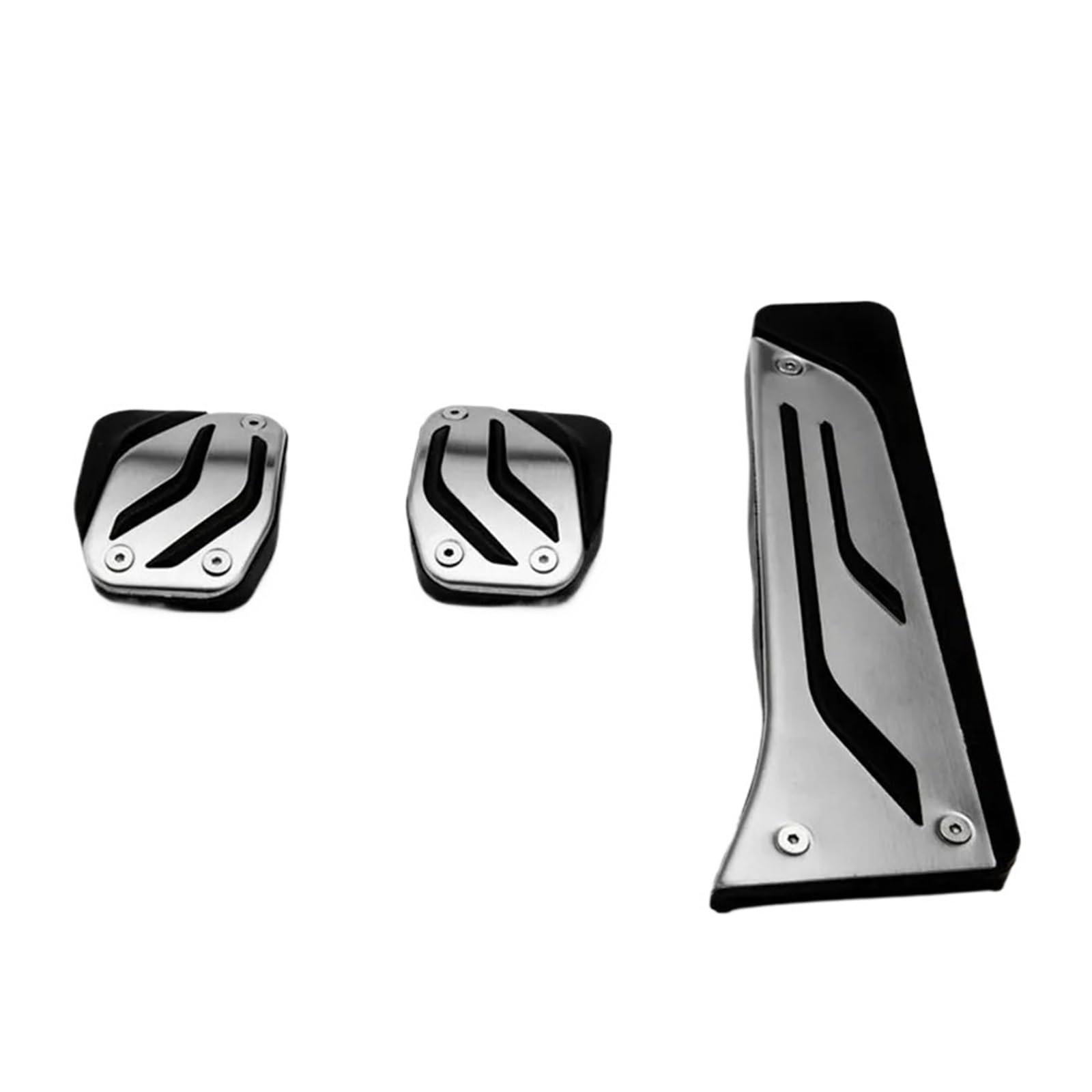 Auto Pedal 2 STÜCKE Für M-Serie Für M2 F87 Für M3 F80 Für M4 F82 F83 Für M5 F10 Für M6 F12 F13 Auto Edelstahl-Gummi-Gaspedal Bremspedalabdeckung(MT) von QINGHUAWANG