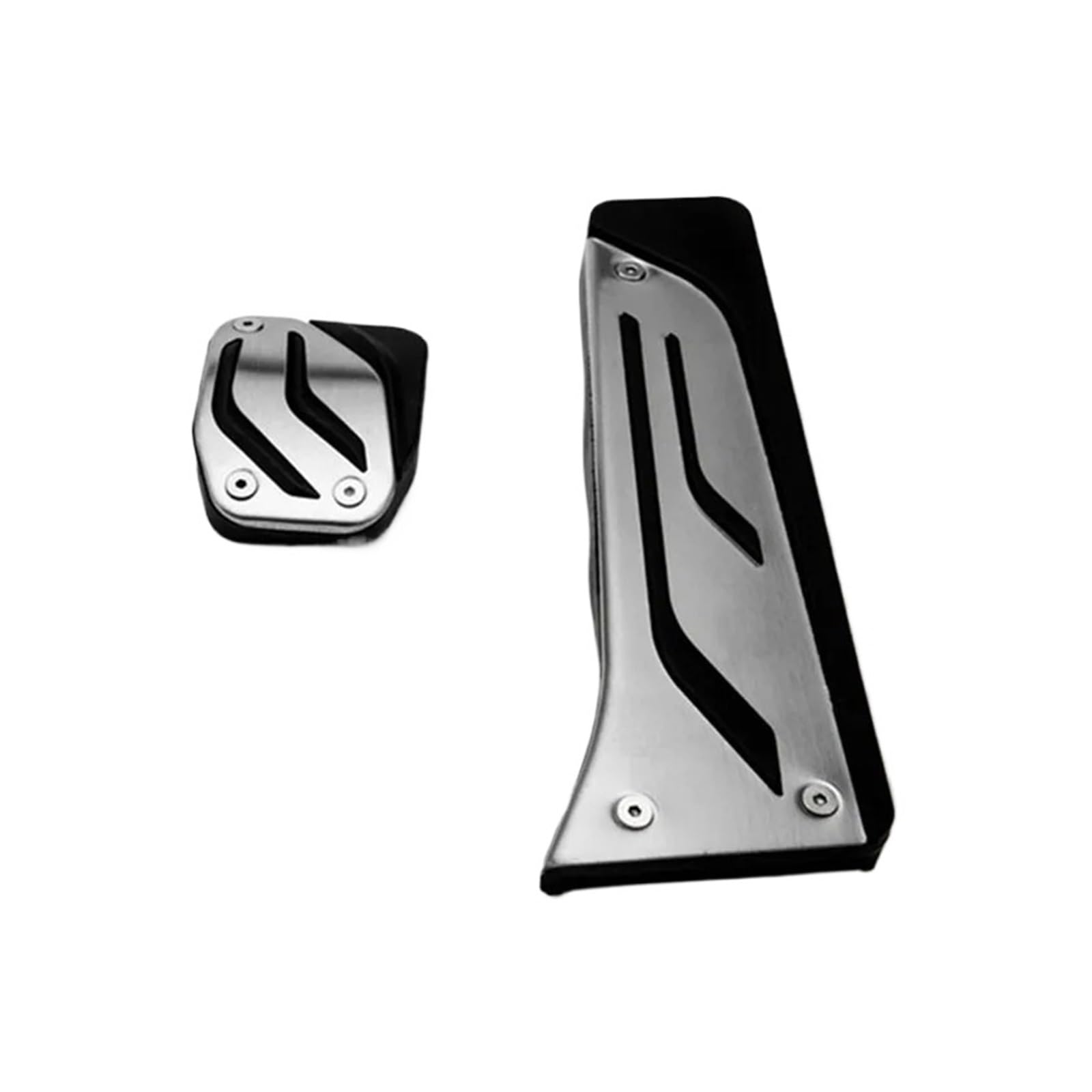Auto Pedal 2 STÜCKE Für M-Serie Für M2 F87 Für M3 F80 Für M4 F82 F83 Für M5 F10 Für M6 F12 F13 Auto Edelstahl-Gummi-Gaspedal Bremspedalabdeckung(at) von QINGHUAWANG