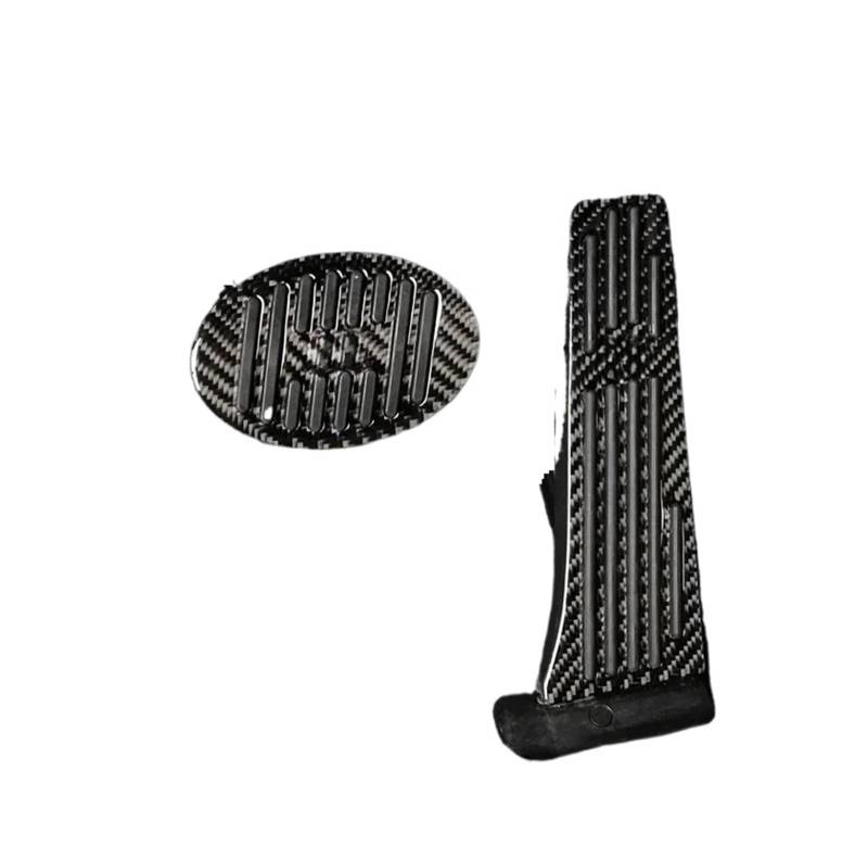 Auto Pedal Für 1 2 3 4 5 7 Für X6-Serie Für M3 Für M4 E87 E90 F20 F21 F30 F32 F36 Fußstütze Pedal Bremsbeschleuniger Kraftstoff Bremspedalabdeckung(Carbon Fiber Style 2) von QINGHUAWANG