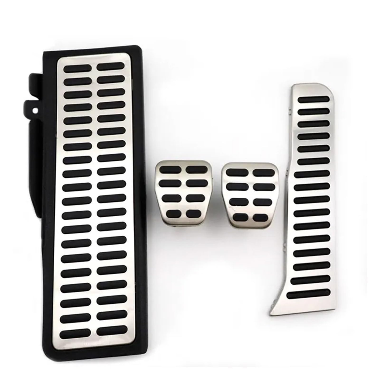 Auto Pedal Für A3 MK2 8P 2003~2013 at MT Auto-Fußpedale Gaspedal Gasbremse Edelstahl Rutschfestes Restfoot Pedal Pad Styling Bremspedalabdeckung(4 pcs) von QINGHUAWANG