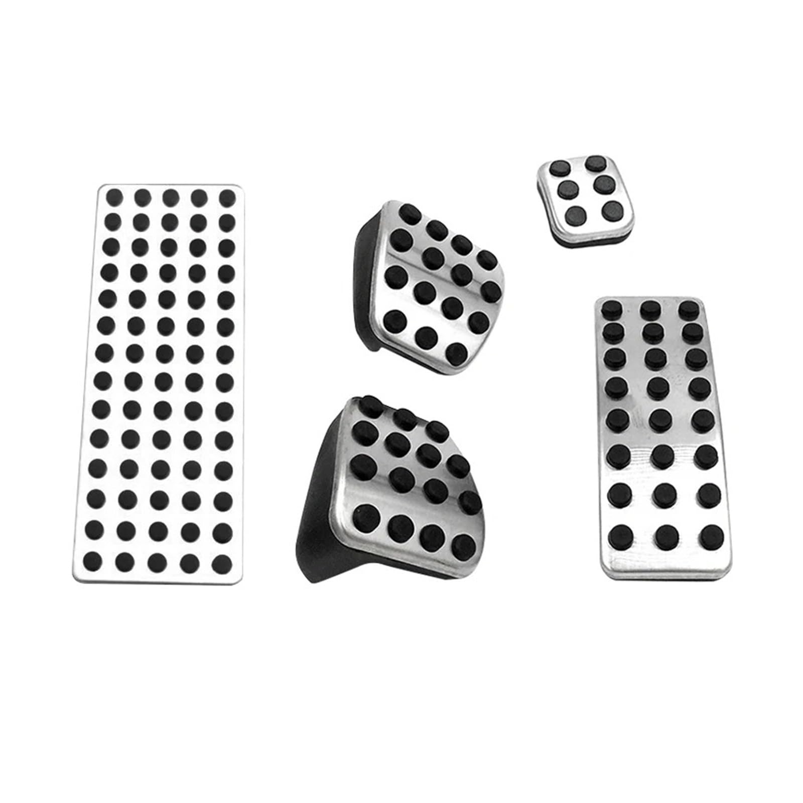 Auto Pedal Für CLA A Für GLA B Für GLE Für ML R Classe Für AMG W176 W177 W164 W245 W246 C118 W167 W168 W247 Kraftstoffbremsfußpedal Bremspedalabdeckung(Footrest MT 5pcs) von QINGHUAWANG