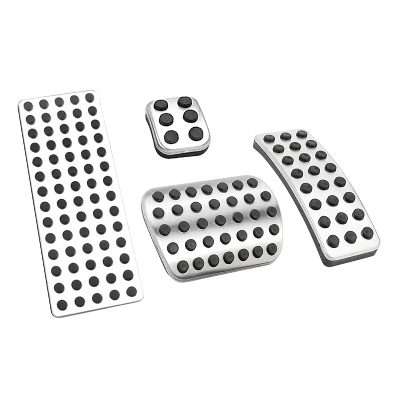 Auto Pedal Für CLA A Für GLA B Für GLE Für ML R Classe Für AMG W176 W177 W164 W245 W246 C118 W167 W168 W247 Kraftstoffbremsfußpedal Bremspedalabdeckung(Footrest at 4pcs) von QINGHUAWANG