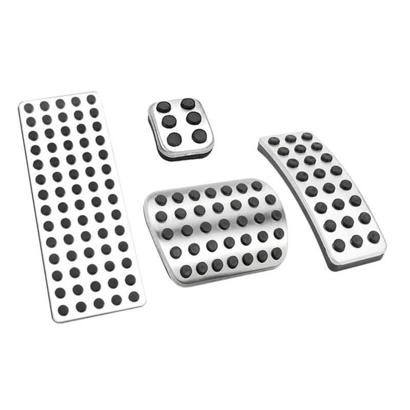 Auto Pedal Für CLA A Für GLA B Für GLE Für ML R Classe Für AMG W176 W177 W164 W245 W246 C118 W167 W168 W247 Kraftstoffbremsfußpedal Bremspedalabdeckung(Footrest at 4pcs) von QINGHUAWANG