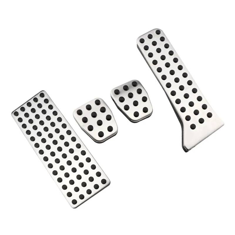 Auto Pedal Für CX-8 Für CX-9 Für Axela Für ATENZA Auto at Gaspedal Fußstütze Pedal Bremskupplungsbelag Zubehör Bremspedalabdeckung(Mt with Rest) von QINGHUAWANG