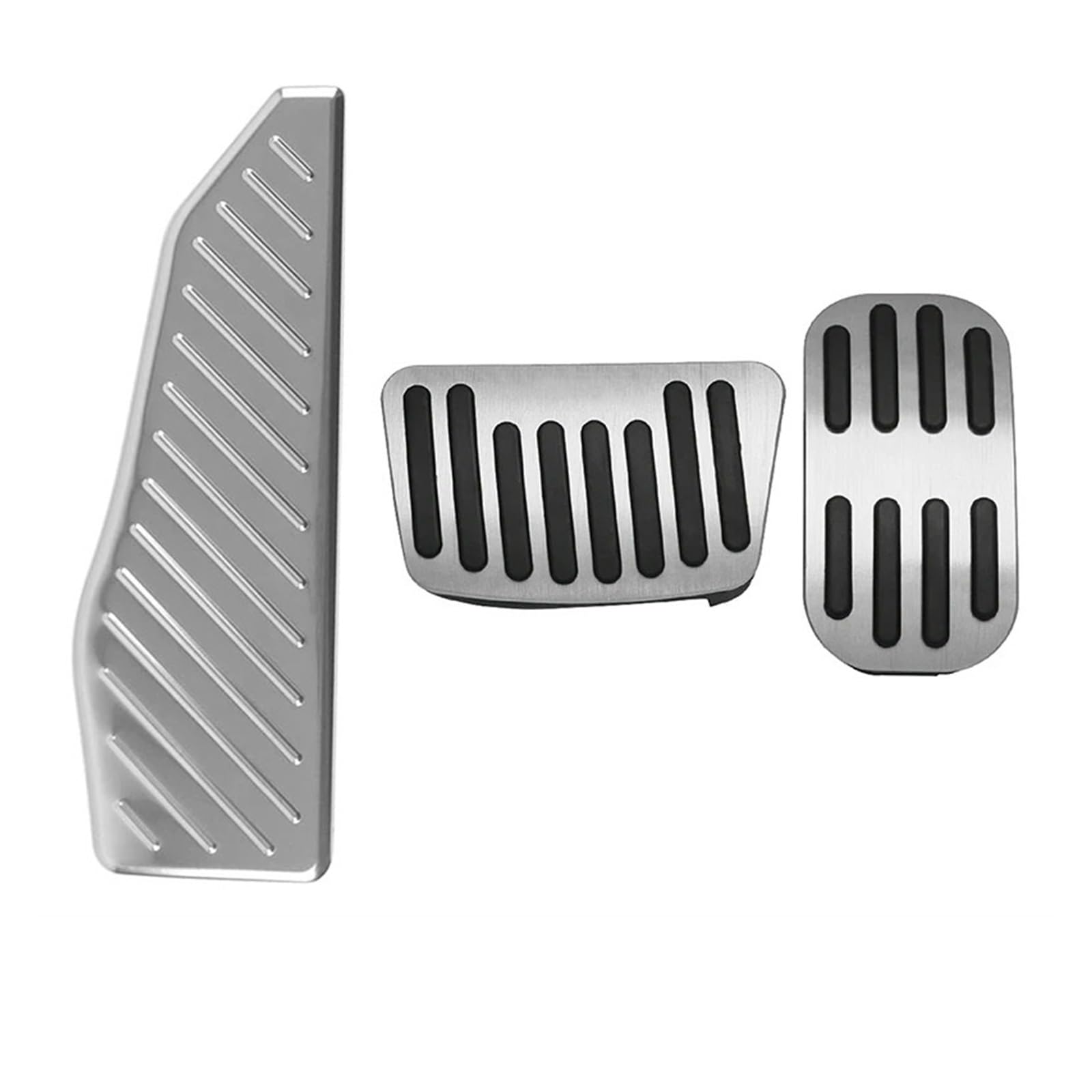 Auto Pedal Für Corolla Für Cross XG10 Für Hybrid 2021 2022 2023 2024 Auto-Anti-Rutsch-Pads Gaspedal Bremsfußstütze Pedalabdeckung Bremspedalabdeckung(3pcs Silver) von QINGHUAWANG