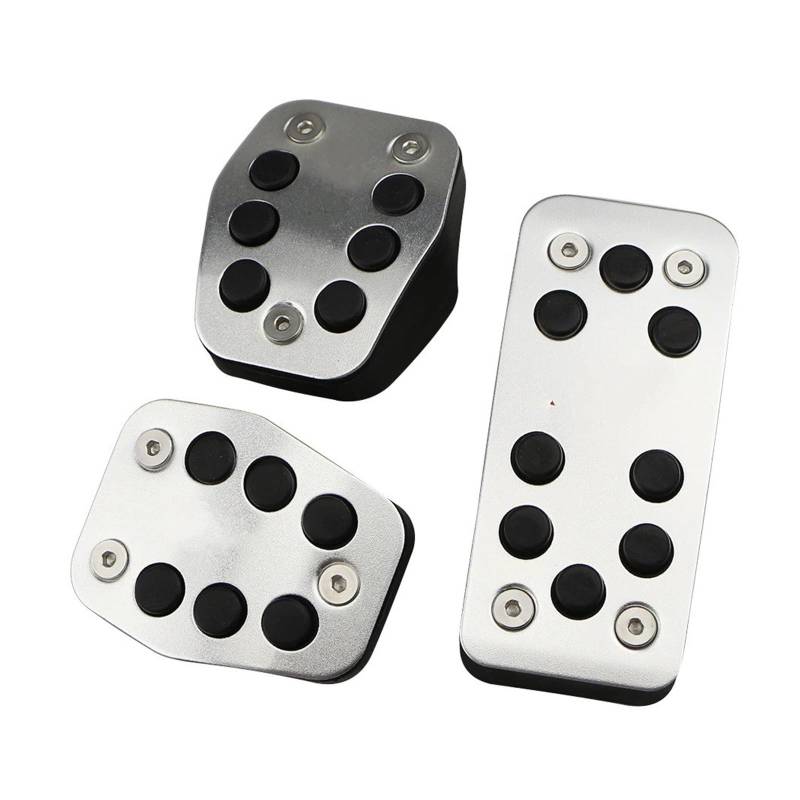 Auto Pedal Für Focus 2 MK2 Für RS Für ST 2005-2011 Autopedale Abdeckungen Kupplung Gas Bremspedal Set Pads Edelstahl Zubehör Bremspedalabdeckung(MT Without Rest) von QINGHUAWANG