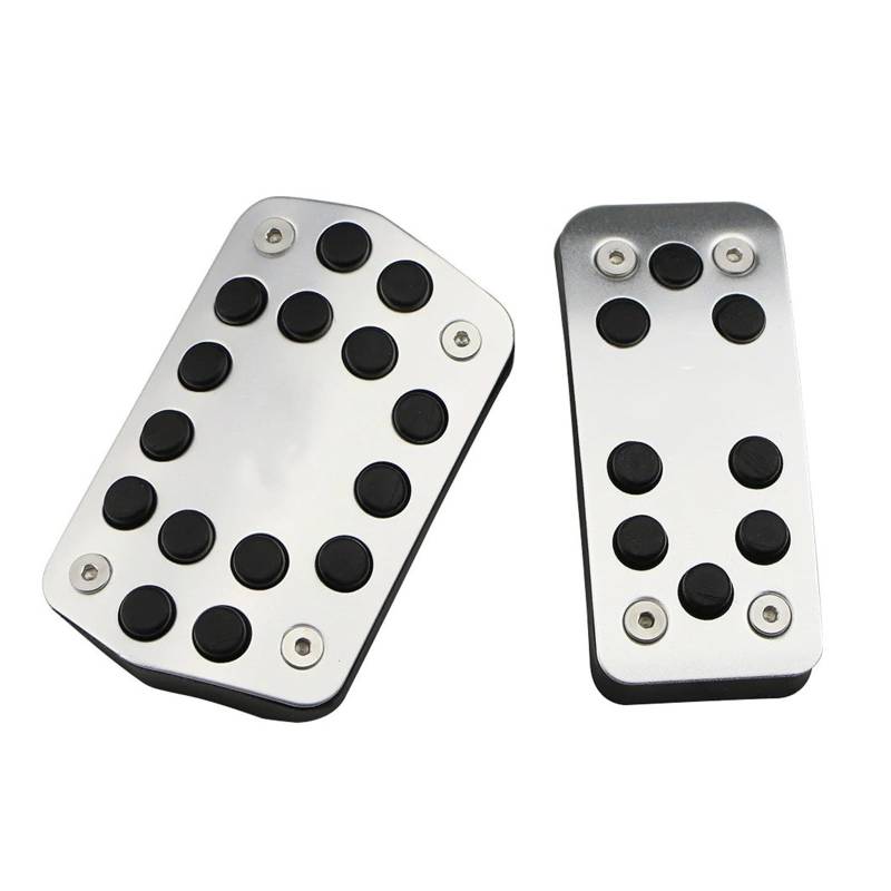 Auto Pedal Für Focus 2 MK2 Für RS Für ST 2005-2011 Autopedale Abdeckungen Kupplung Gas Bremspedal Set Pads Edelstahl Zubehör Bremspedalabdeckung(at Without Rest) von QINGHUAWANG