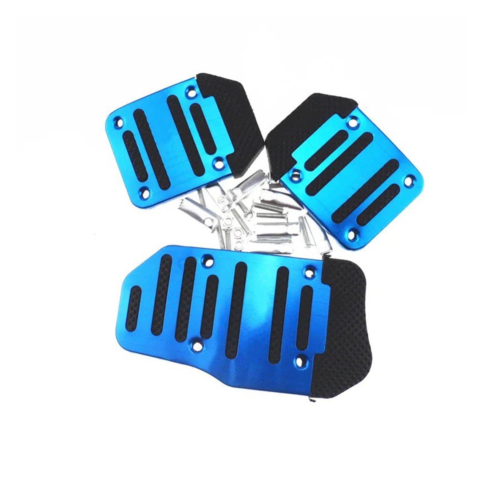 Auto Pedal Für Hyundai Für Solaris Für Elantra Für Accent Für Veracruz Universal- Pedal Aluminium Rutschfestes Bremskupplungspedal Bremspedalabdeckung(Blue MT) von QINGHUAWANG