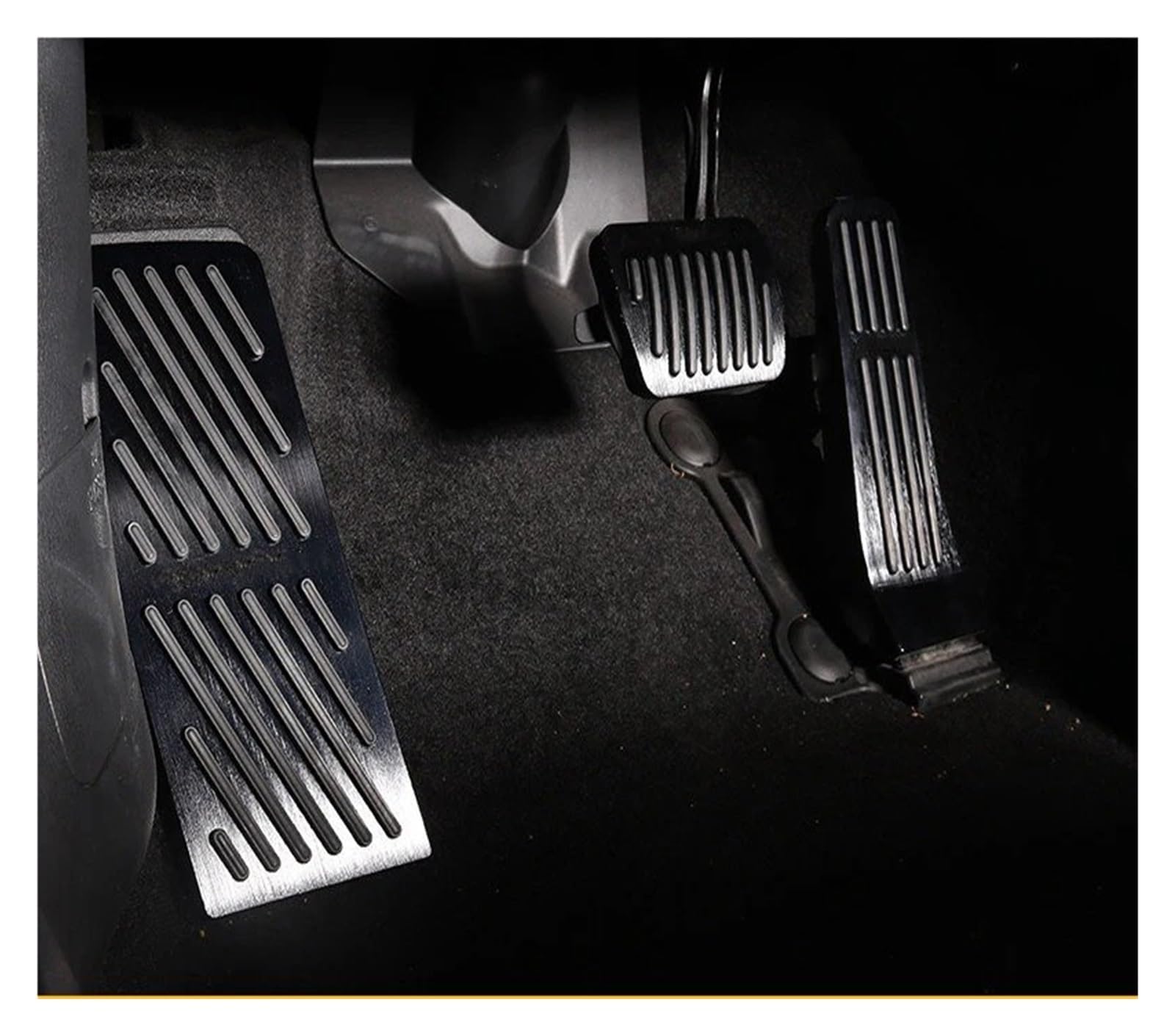 Auto Pedal Für Mazda 3 Für BP MX30 CX30 CX50 CX60 Für MX-30 2019-2021 2022 2023 2024 Auto Fußstütze Gaspedal Bremspedalabdeckung Bremspedalabdeckung(at 3pcs Black) von QINGHUAWANG