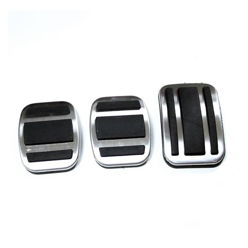 Auto Pedal Für Peugeot 3008 5008 Für GT Für DS DS7 2017-2019 2020 Fußpedal Gaspedal Gas Kraftstoff Bremspedal Pads Matten Abdeckung Bremspedalabdeckung(MT 3pcs) von QINGHUAWANG