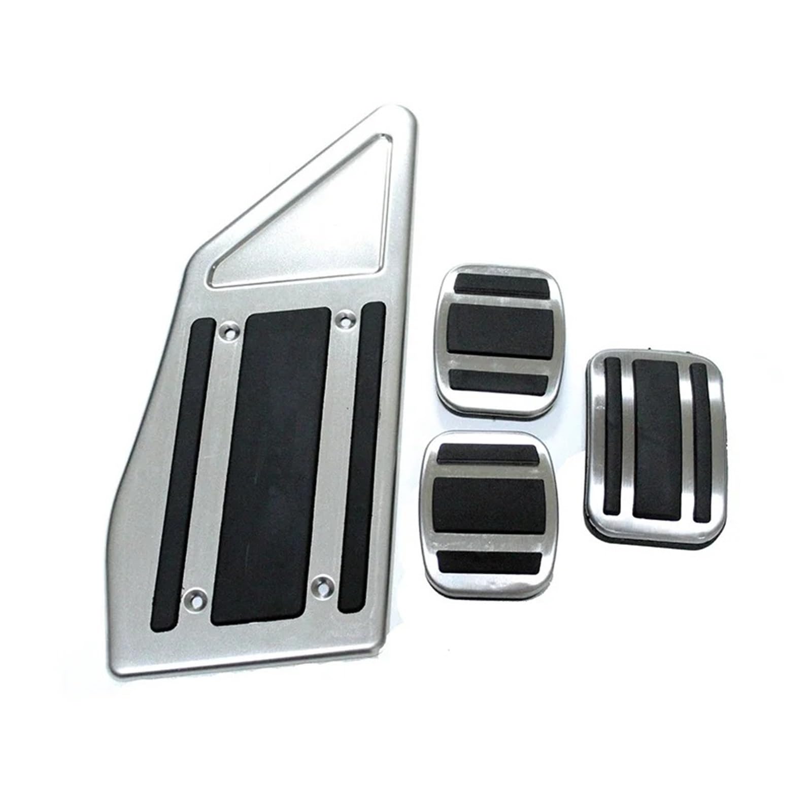Auto Pedal Für Peugeot 3008 5008 Für GT Für DS DS7 2017-2019 2020 Fußpedal Gaspedal Gas Kraftstoff Bremspedal Pads Matten Abdeckung Bremspedalabdeckung(MT 4PCS) von QINGHUAWANG