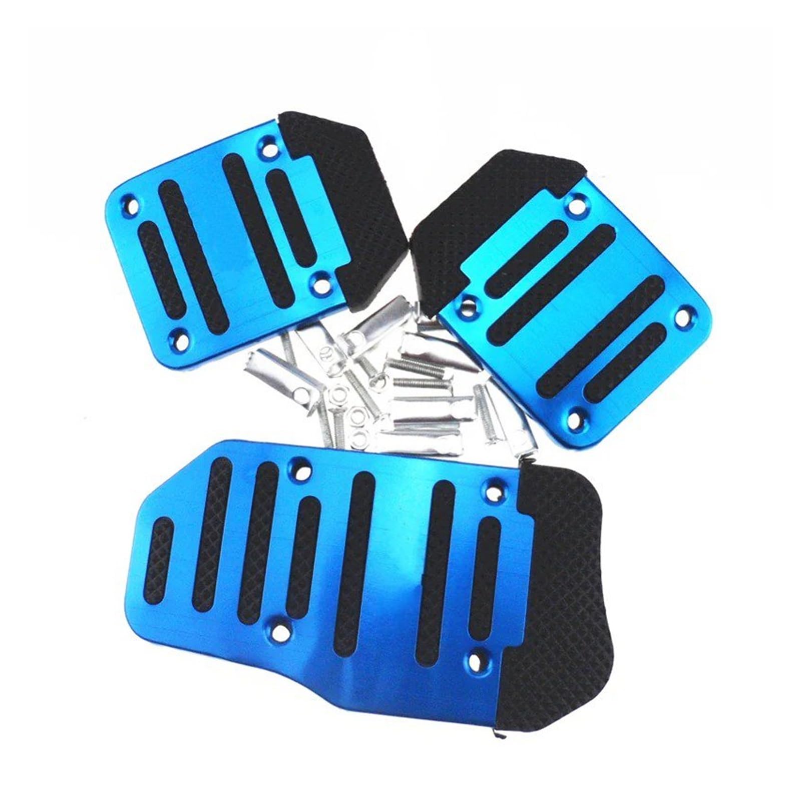 Auto Pedal Für Teana Für X-Trail Für Qashqai Für Livina Für Sylphy Für Tiida Für Sunny Universal-Autopedal Aus Rutschpedalauflage Bremspedalabdeckung(Blue 3 PCS) von QINGHUAWANG
