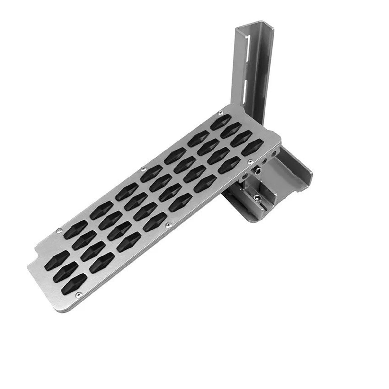 Auto Pedal Für Wrangler Für JK 2007-2017 2016 Auto-Gaspedal-Extender Dead Pedal Cover Innenzubehör Für Das Gaspedal Bremspedalabdeckung(Sliver Dead Pedal) von QINGHUAWANG