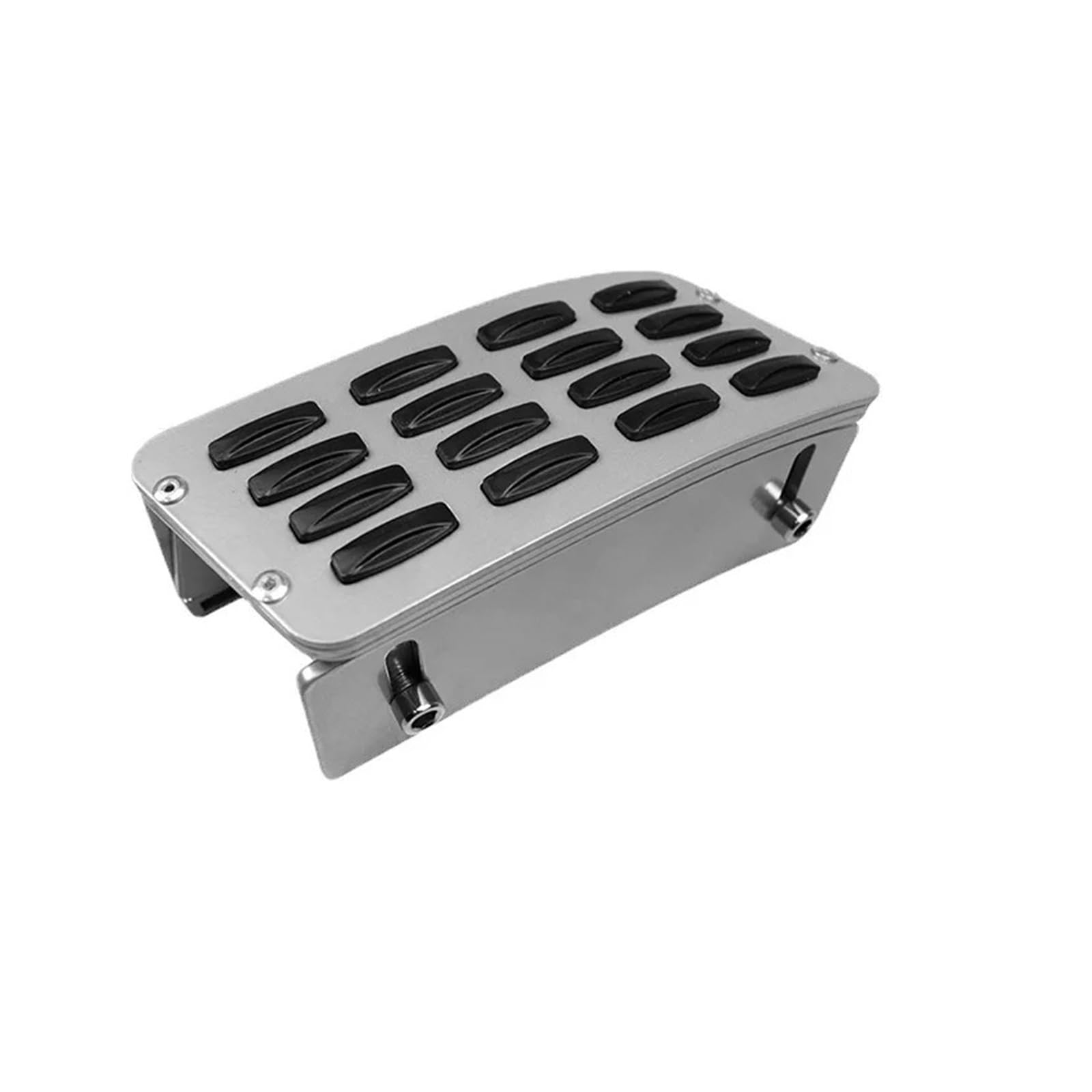 Auto Pedal Für Wrangler Für JK 2007-2017 2016 Auto-Gaspedal-Extender Dead Pedal Cover Innenzubehör Für Das Gaspedal Bremspedalabdeckung(Sliver Gas Pedal) von QINGHUAWANG