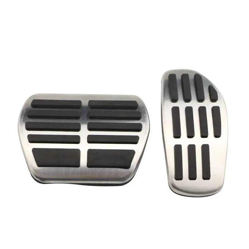 Auto Pedal Für X-Trail Für Rogue T33 2021 2022 2023 2024 Auto at MT Pedal Rutschfestes Pad Auto Fußabdeckung Pad Edelstahlzubehör Bremspedalabdeckung(2pcs) von QINGHUAWANG