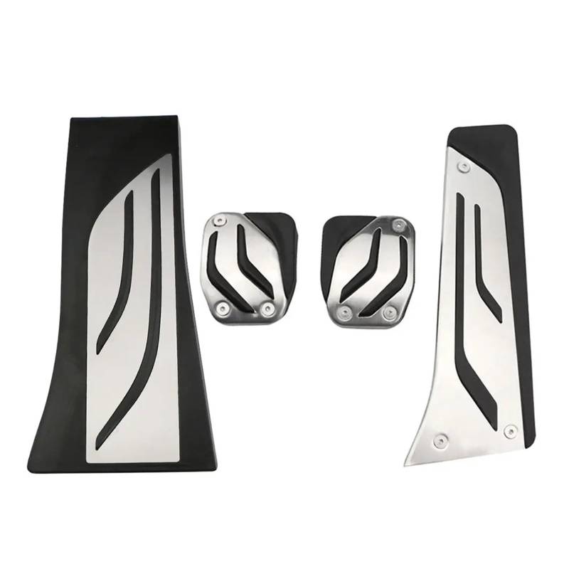Auto Pedal Für X5 Für X6 F15 F16 E70 E71 E72 2008-2020 Autopedale Abdeckung Edelstahl Gaspedal Bremsfußstütze Pedalauflage Bremspedalabdeckung(LHD MT with Rest) von QINGHUAWANG