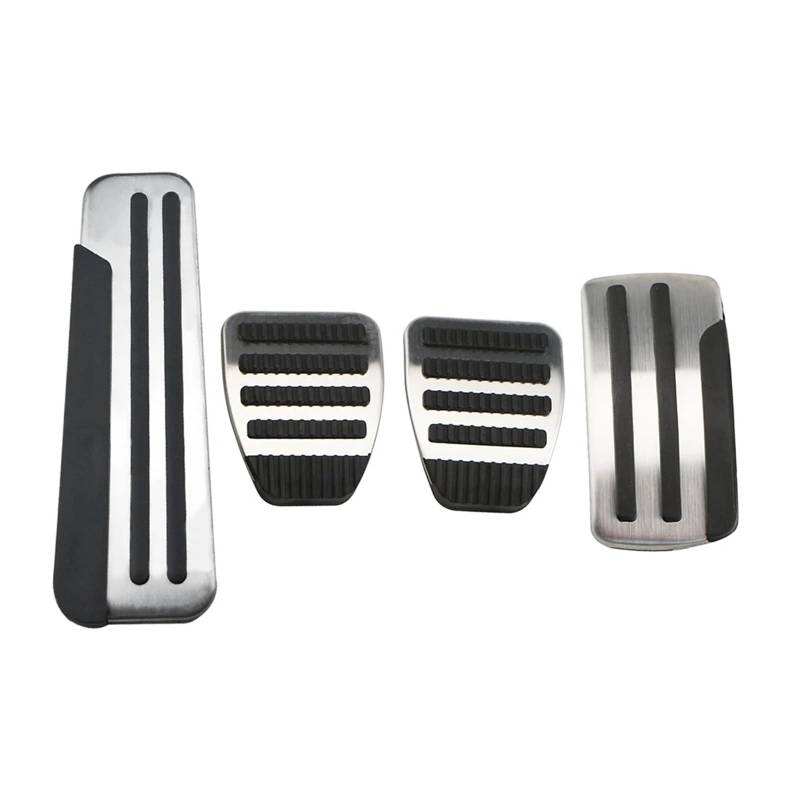 Auto Pedal Für Xtrail T31 Für Rogue Für Qashqai J10 Für Teana Für Altima Autopedale MT at Kraftstoffbremse Fußstützenpedalabdeckung Bremspedalabdeckung(MT with Rest Pedal) von QINGHUAWANG