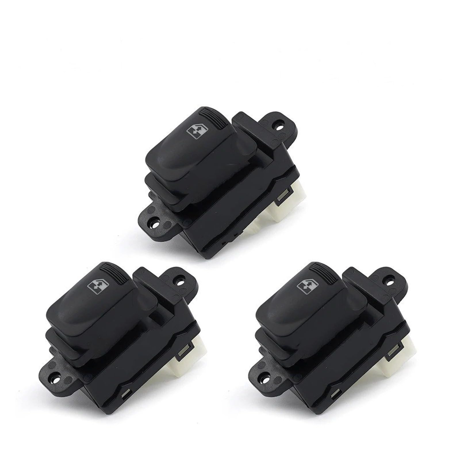 Fensterheber 93570-1E110 93580-1E000 Für Accent 2007-2010 Auto Power Fenster Switch Control Lock Heber Glas Taste LHD Set Elektrischer Fensterheberschalter(3 Single Switchs) von QINGHUAWANG