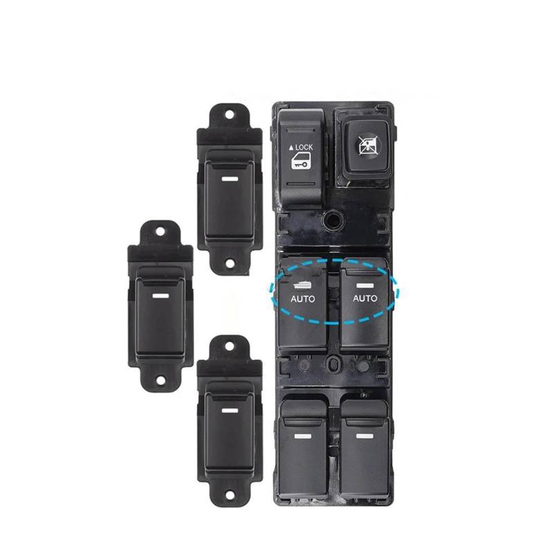 Fensterheber 93570-2P100 93570-2P200 93570-2P100VA Für Kia Für Sorento 2010-2013 Auto Fahrer Elektrische Fensterheber Schalter Elektrischer Fensterheberschalter(2 Auto Set) von QINGHUAWANG