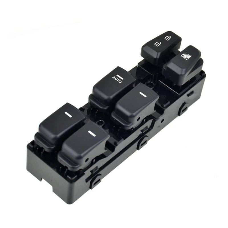 Fensterheber 93570-3S000 93570-3S000RY Für Sonata 2011 2012 2013 2014 Auto Elektrische Fensterheber Master Control Schalter Taste Elektrischer Fensterheberschalter(Black 1) von QINGHUAWANG