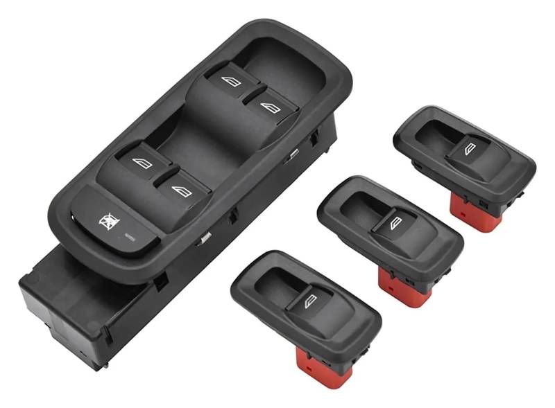 Fensterheber Für Fiesta für Ecosport 2012 2013 2014 2015 Auto Elektrischer Fensterheberschalter Master Lifter Control Button Zubehör Elektrischer Fensterheberschalter(Set) von QINGHUAWANG