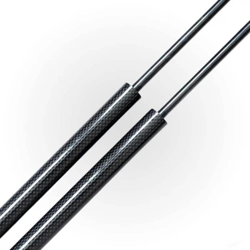 Heckklappendämpfer 2 STÜCKE Für Qashqai J11 SUV 2014-2022 Carbon Fiber Heckklappe Auto Kofferraum Gasdruckfedern Quellen Lift Unterstützt Gasfeder Stoßdämpfer(Black Carbon Fiber) von QINGHUAWANG