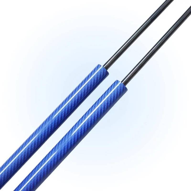 Heckklappendämpfer 2 STÜCKE Für Qashqai J11 SUV 2014-2022 Carbon Fiber Heckklappe Auto Kofferraum Gasdruckfedern Quellen Lift Unterstützt Gasfeder Stoßdämpfer(Blue Carbon Fiber) von QINGHUAWANG