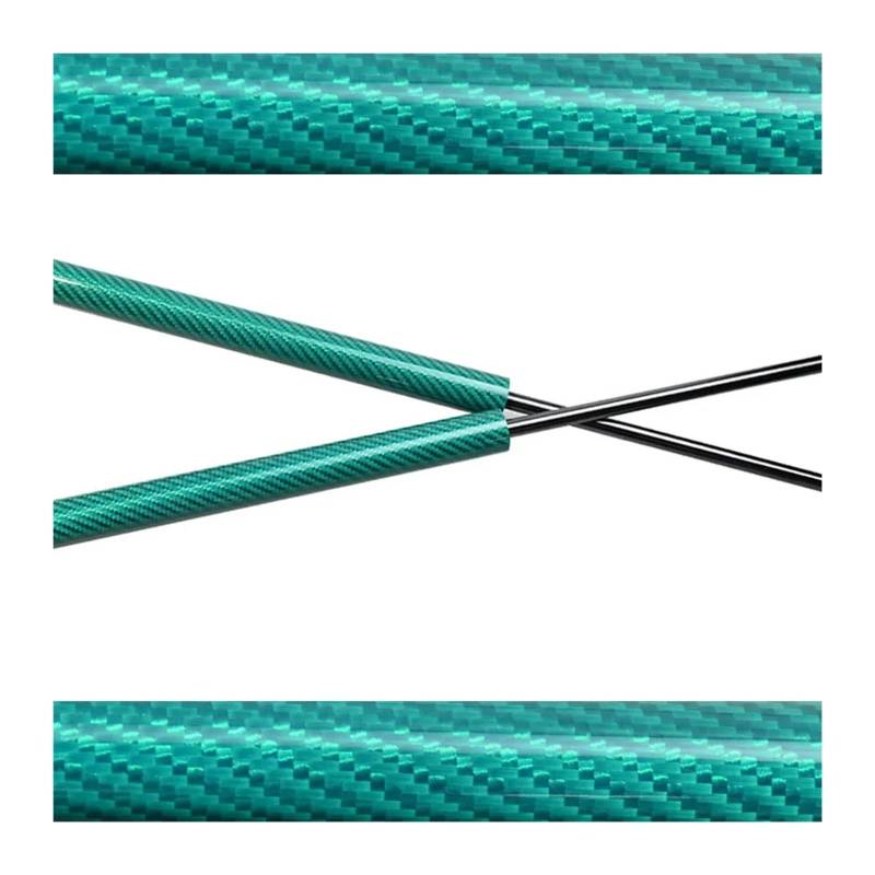 Heckklappendämpfer 2Pcs Für Grand Für C4 Für Picasso 2013-2022 Auto Auto Heckklappe Frühling Unterstützt Carbon Fiber Kolbenstangen Gasfeder Stoßdämpfer(Green Carbon Fiber) von QINGHUAWANG