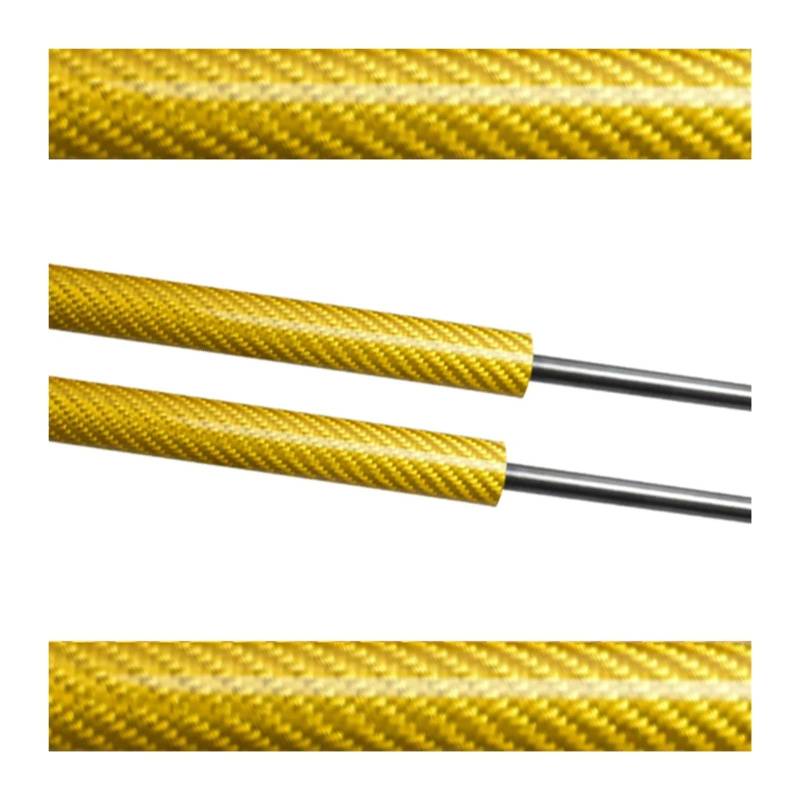 Heckklappendämpfer 2Pcs Für is IS250 IS300 IS350 2005-2015 Auto Heckklappe Unterstützt Gas Frühling Schock Dämpfer Kolbenstange Gasfeder Stoßdämpfer(Yellow Carbon Fiber) von QINGHUAWANG
