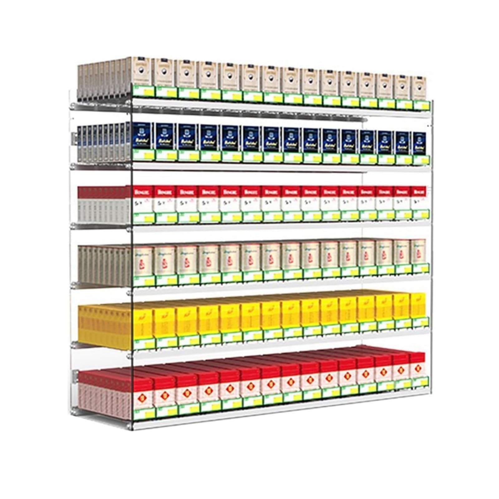 Zigarettenständer, Transparentes Automatisches Zigarettenschiebefach, Thekenständer For Einzelhandelsgeschäfte, Trennwand Aus Acryl For Streichholzschachteln Zigarettenständer, Transparentes Automatisches Zigarettenschiebefach, Thekenständer For Einzelhandelsgeschäfte, Trennwand Aus Acryl For Streichholzschachteln von QINGYAN