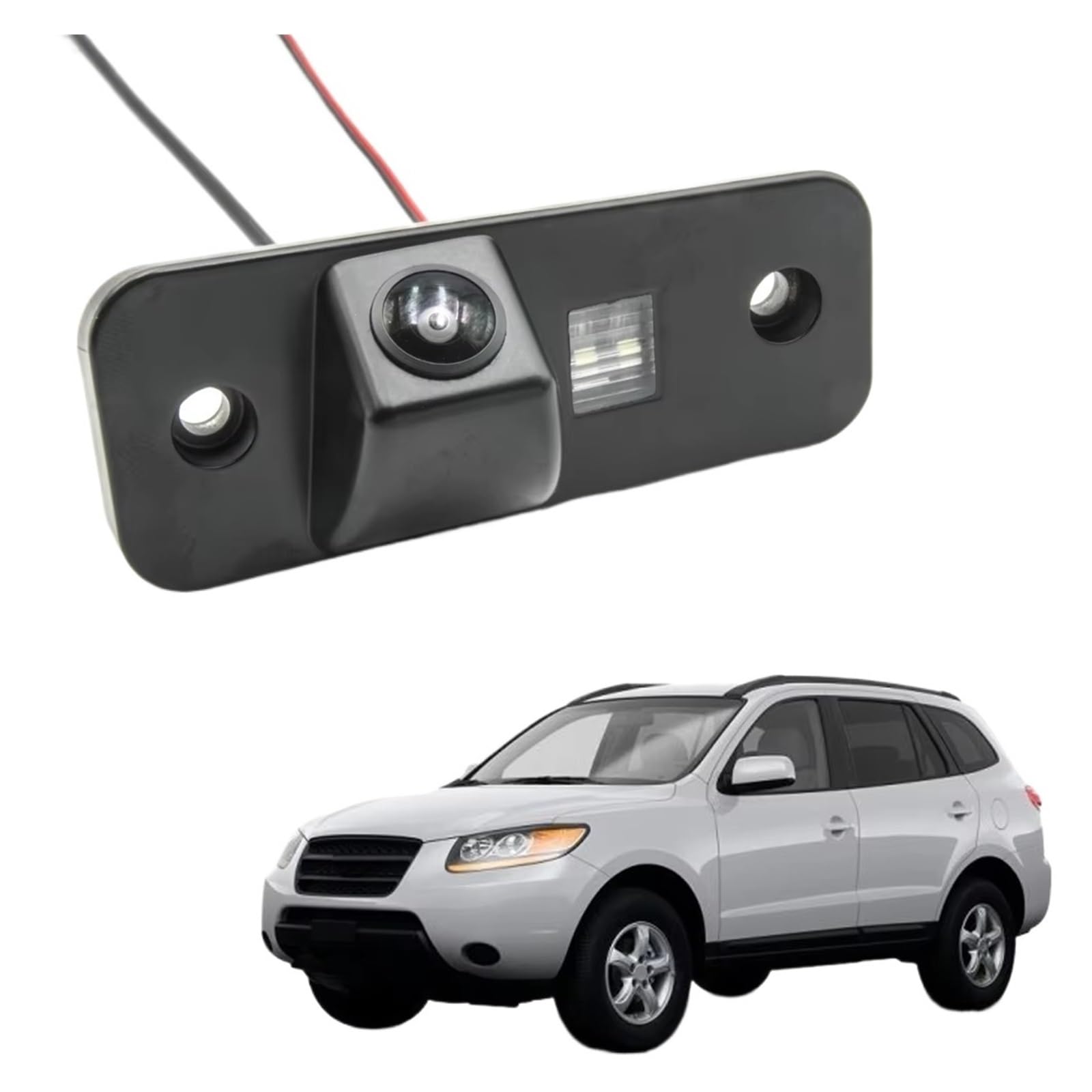 Backup Kamera Auto Reverse Monitor CCD HD AHD Fisheye Rückansicht Kamera Für Hyundai Für Santa Fe (cm) SUV 2005 2006 2007 2008 2009 2010 2011 2012 Hd Rückfahrkamera(B150 CVBS 680x480) von QINSHU