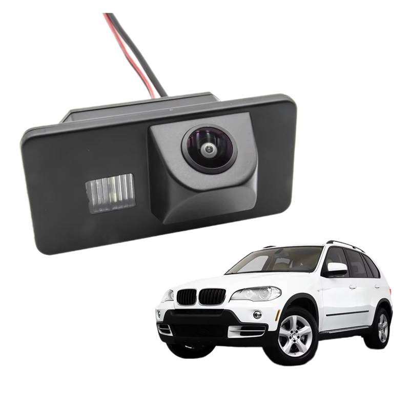 Backup Kamera CCD HD AHD Fisheye Rückansicht Kamera Auto Reverse Monitor Nachtsicht Für X5 X5M E70 2006 2007 2008 2009 2010 2011 2012 2013 Hd Rückfahrkamera(B150 CVBS 680x480) von QINSHU