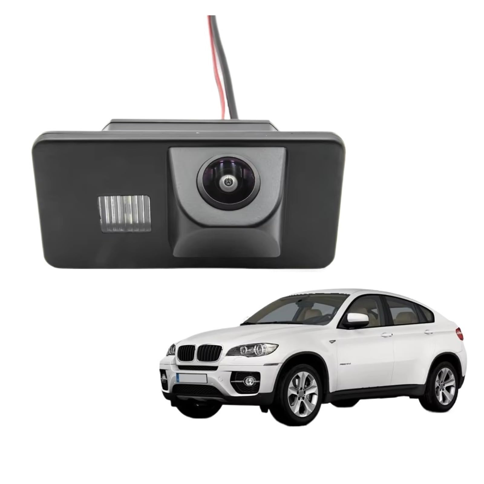 Backup Kamera CCD HD AHD Fisheye Rückansicht Kamera Auto Reverse Monitor Nachtsicht Für X6 X6M E71 2008 2009 2010 2011 2012 2013 2014 Hd Rückfahrkamera(A120 CVBS 680x480) von QINSHU
